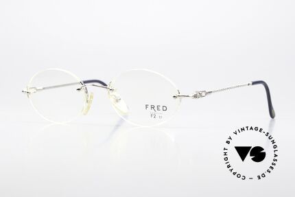 Fred Fidji F2 Luxus Brillenfassung 90er Details