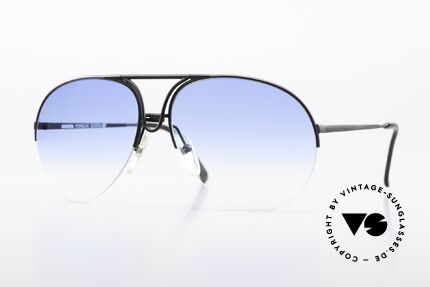 Porsche 5627 90er Halbrand Sonnenbrille Details