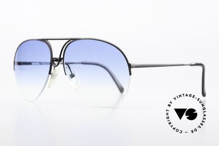 Porsche 5627 90er Halbrand Sonnenbrille, klassische Pilotenform aus den guten alten Zeiten, Passend für Herren