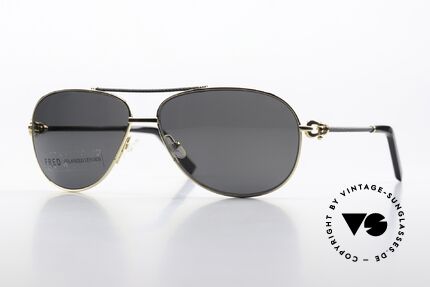Fred Force10 8466 Aviator Sonnenbrille Luxus Details