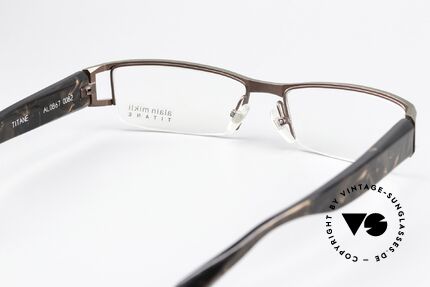 Alain Mikli AL0867 Titanium Designerbrille, Glashöhe 27mm = kein Gleitsicht (eine Lesebrille), Passend für Herren