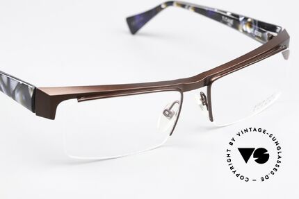 Alain Mikli AL0880 Markante Nylor Herrenbrille, ungetragenes Original von 2011 (reg. VK = 699€), Passend für Herren