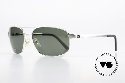 Cartier Spirit Brushed Platinum Rahmen, teures Original mit flexiblen Federscharnieren, Passend für Herren