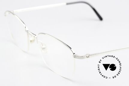 Cartier Semi T-Eye H XL Herrenfassung Titan Nylor, platin-plattierte Titanbrille; leicht & komfortabel, Passend für Herren