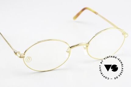 Cartier Sorbonne Original Vintage Brille 90er, ungetragenes Modell mit orig. Cartier Verpackung, Passend für Herren und Damen
