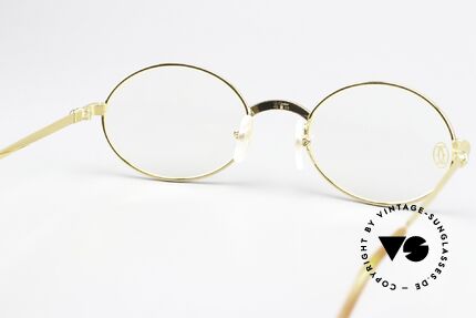 Cartier Sorbonne Original Vintage Brille 90er, KEINE RETRObrille, sondern ein altes ORIGINAL!, Passend für Herren und Damen