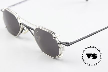 Christian Roth 2401 Kleine Brille Mit Sonnenclip, mit praktischem Sonnen-Clip für 100% UV Protection, Passend für Herren und Damen