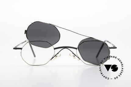 Christian Roth 2401 Kleine Brille Mit Sonnenclip, Größe: small, Passend für Herren und Damen