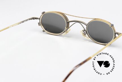 Christian Roth 2400 Ovale Clip On Brille 1992, die KLEINE Fassung ist für große Sehstärken ideal, Passend für Herren und Damen