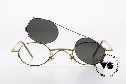 Christian Roth 2400 Ovale Clip On Brille 1992, Größe: small, Passend für Herren und Damen
