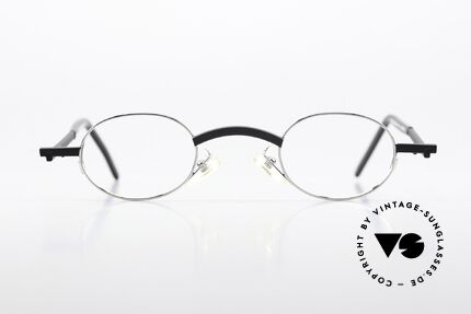 Christian Roth 2505 Oval Mit Schwarzem Clip On, Größe: small, Passend für Herren und Damen