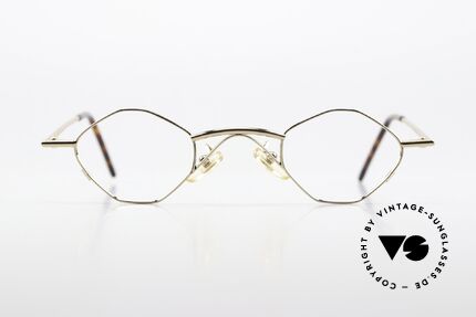 Christian Roth 2402 Achteckige Brille Mit Clip, Größe: small, Passend für Herren und Damen