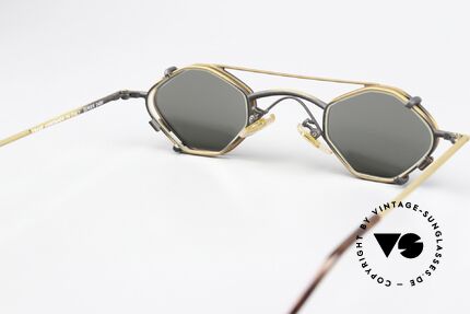 Christian Roth 2402 Achteckige Brille Antik Gold, die SMALL Fassung ist für sehr große Sehstärken ideal, Passend für Herren und Damen