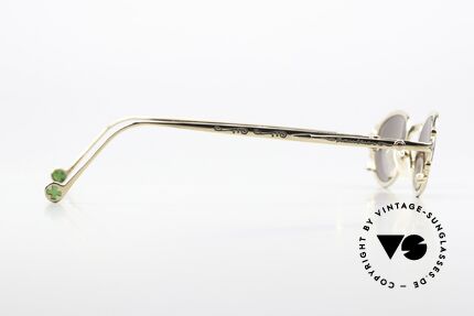 Jean Paul Gaultier 56-0001 Limited Edition Designerbrille, Geldklammer als 'fancy Gimmick' am rechten Bügel, Passend für Herren und Damen