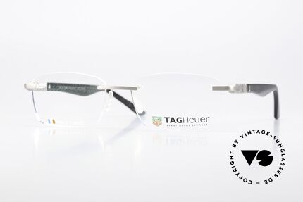Tag Heuer 9341 Legend Karbon Platinum Luxusbrille Details
