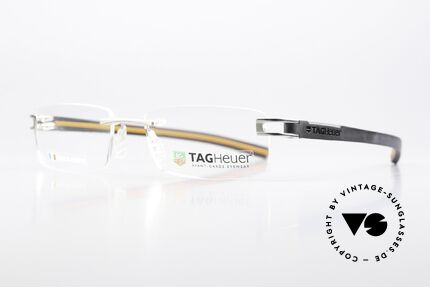 Tag Heuer 7644 Fold Brille Mit Perfektem Halt, die Bügel aus Edelstahl sind leicht und bequem, Passend für Herren