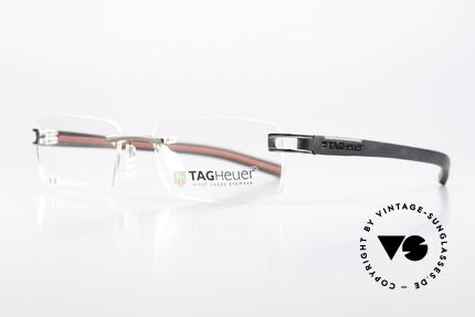 Tag Heuer 7643 Fold Avantgarde Brille Randlos, die Bügel aus Edelstahl sind leicht und bequem, Passend für Herren