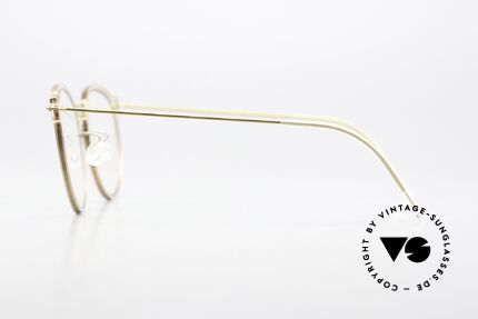 Lindberg 6603 NOW Brille Kristallklar Mit Gold, kann schon jetzt als 'vintage Lindberg' tituliert werden, Passend für Damen