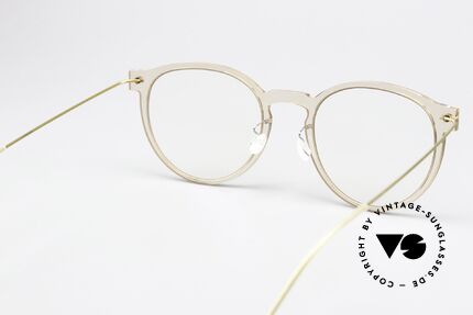 Lindberg 6603 NOW Brille Kristallklar Mit Gold, die orig. DEMOgläser können beliebig getauscht werden, Passend für Damen