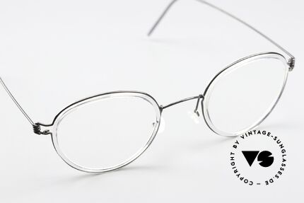 Lindberg Jackie 44 Air Titan Rim Unisexbrille Im Panto Stil, Größe: medium, Passend für Herren und Damen