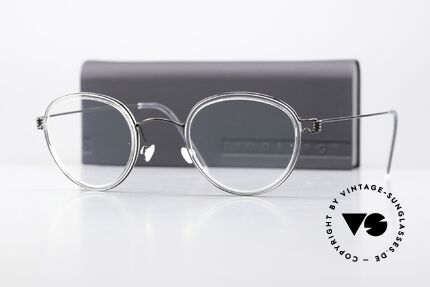 Lindberg Jackie 44 Air Titan Rim Unisexbrille Im Panto Stil, Größe: medium, Passend für Herren und Damen