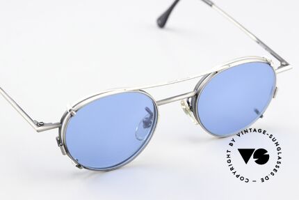 Christian Roth 2405 90er Brille In Antik-Silber, ungetragenes 90er Meisterstück für Design-Liebhaber, Passend für Herren und Damen