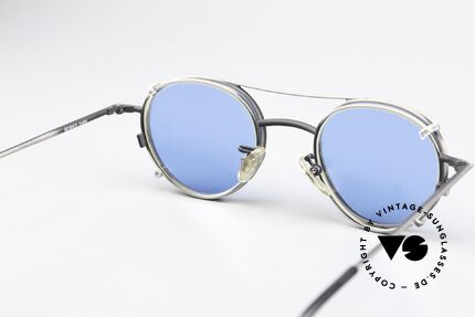 Christian Roth 2405 90er Brille In Antik-Silber, sehr funktional (gleitsichtfähig) und mit Sonnenschutz, Passend für Herren und Damen