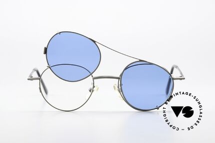 Christian Roth 2405 90er Brille In Antik-Silber, Größe: small, Passend für Herren und Damen