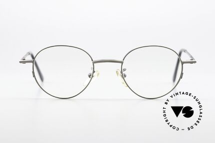 Christian Roth 2405 90er Brille In Antik-Silber, Größe: small, Passend für Herren und Damen