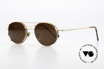 Christian Roth 2405 90er Brille In Antik-Bronze, Panto Metallbrille: Glashöhe 37mm, Glasbreite 42mm, Passend für Herren und Damen