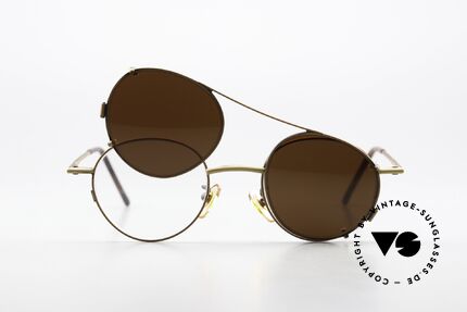 Christian Roth 2405 90er Brille In Antik-Bronze, Größe: small, Passend für Herren und Damen