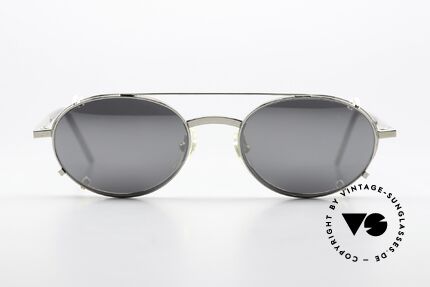 Christian Roth 2570 Clip On Ist Silber Verspiegelt, rare vintage Brillenfassung in silber & silber-chrome, Passend für Herren und Damen