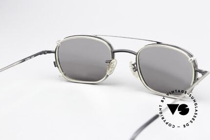 Christian Roth 2404 Brille Antik Grau Clip On, sehr funktional (gleitsichtfähig) und mit Sonnenschutz, Passend für Herren und Damen