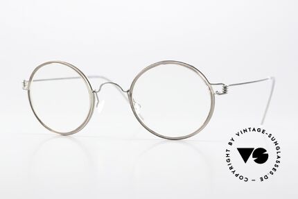 Lindberg Harley Air Titan Rim Unisex Vintage Brille Rund Details