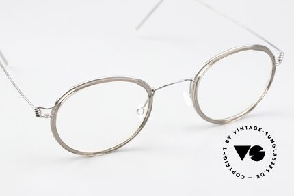 Lindberg Lex 45 Air Titan Rim Titaniumfassung Mit Inlays, ungetragenes Designerstück + orig. Lindberg Magnet-Etui, Passend für Herren und Damen