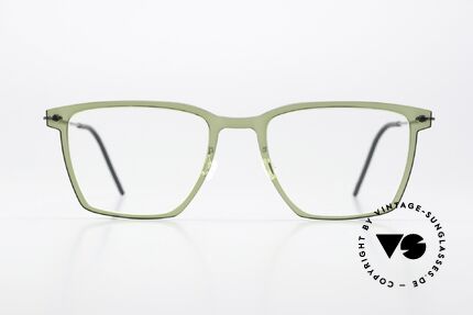 Lindberg 6554 NOW Eckige Designerbrille Unisex, Modell 6554 in Größe 52/20mm für Damen und Herren, Passend für Herren und Damen