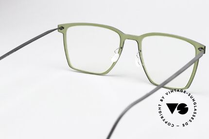 Lindberg 6554 NOW Eckige Designerbrille Unisex, ungetragenes Designerstück mit original Lindberg Etui, Passend für Herren und Damen