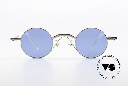 Christian Roth 2502 Runde Brille Im Bauhaus Stil, Brillenfassung in "silber glänzend" & "mattsilber", Passend für Herren und Damen