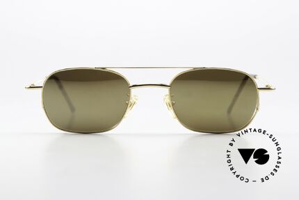 Christian Roth 2403 Gold Verspiegelte Gläser, Brillenfassung in "gold glänzend" (22kt vergoldet), Passend für Herren und Damen