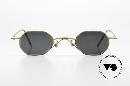 Christian Roth 2401 Optical Affairs NY Von 1992, vintage Brillenfassung in antik-mattgold; UNIQUE!, Passend für Herren und Damen