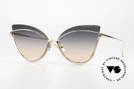 DITA Nightbird One Zauberhafte Cateye-Brille, DITA Nightbird-One Luxus Sonnenbrille für Frauen, Passend für Damen