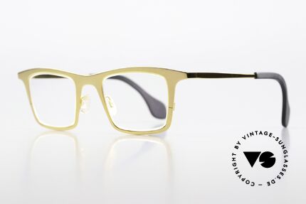 Theo Belgium Mille 23 Glänzend 24kt Chrom Gold, LIMITED "GOLDEN DREAM" Edition von 2015, Passend für Herren und Damen