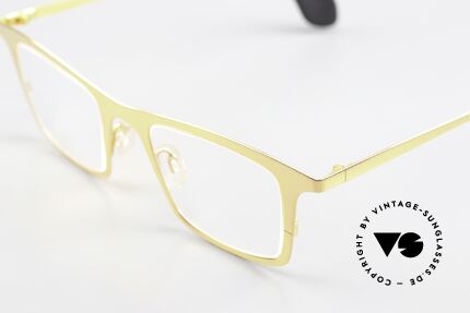 Theo Belgium Mille 23 Glänzend 24kt Chrom Gold, die Fotos werden der Vergoldung nicht gerecht, Passend für Herren und Damen