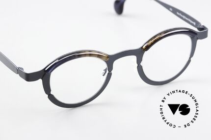 Theo Belgium Piece Runde Brille Unisex Panto, 138mm breit = eher eine medium bis large Größe, Passend für Herren und Damen