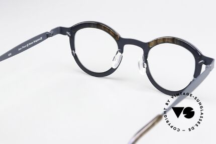 Theo Belgium Piece Runde Brille Unisex Panto, die Metall-Fassung kann beliebig verglast werden, Passend für Herren und Damen