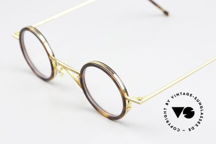 Christian Roth 2408 Runde Brille Im Bauhaus Stil, ideal für große Sehstärken (aber auch Gleitsicht), Passend für Herren und Damen