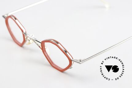 Christian Roth 2402 Version Mit Azetat-Ringen, Glashöhe = nur 26mm = ideal für große Sehstärken, Passend für Herren und Damen