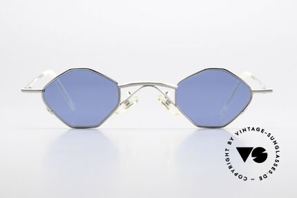 Christian Roth 2402 Achteck Sonnenbrille Silber, vintage Sonnenbrille: mattsilber & silber glänzend, Passend für Herren und Damen