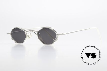 Christian Roth 2402 Rare Designerbrille Von 1992, eckige Metallbrille: Glashöhe 29mm, Glasbreite 37mm, Passend für Herren und Damen
