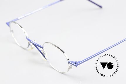 Christian Roth 2400 Ovale Brille Im Bauhaus Stil, Gr. SMALL: Glashöhe = 27mm, Glasbreite = 37mm, Passend für Herren und Damen